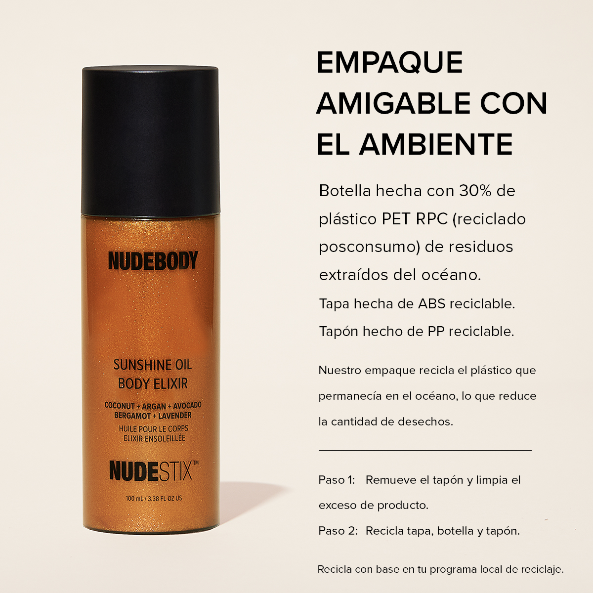 NUDEBODY SUNSHINE OIL BODY ELIXIR (ACEITE BRONCEADOR)